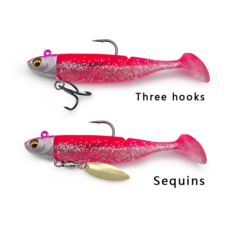 6 шт. рыболовных приманок с св – обзор и цена Fishing Hook Treble